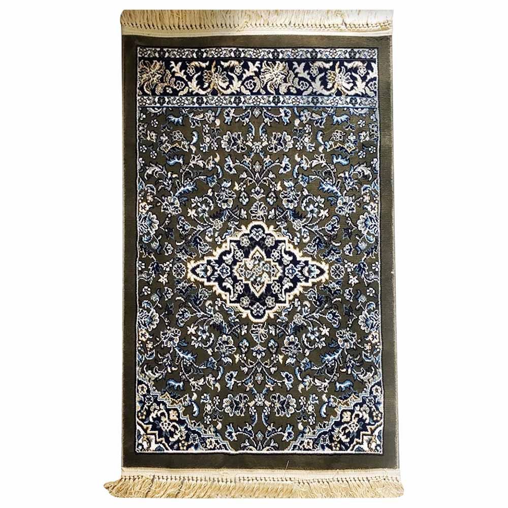 Deensquare - Premium Al Rawda Prayer Mat - Green