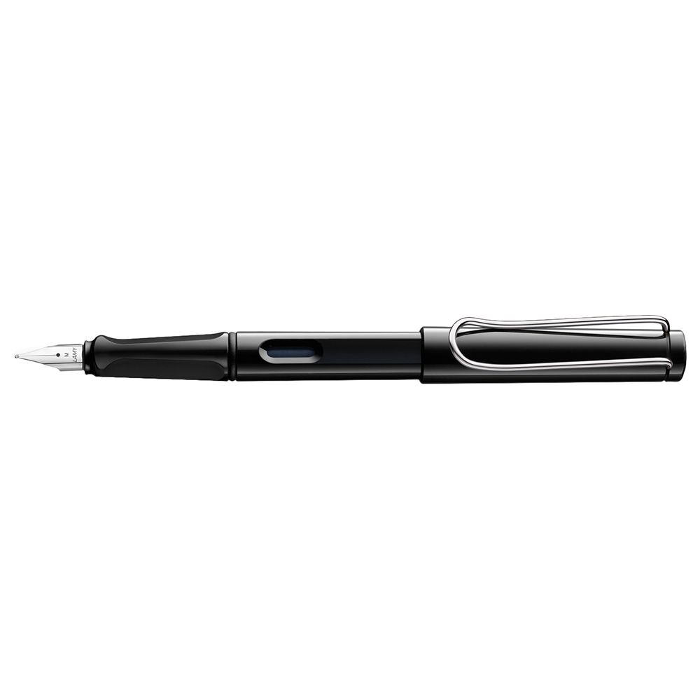 Lamy - Safari Shiny Black Broad Nib Fountain Pen