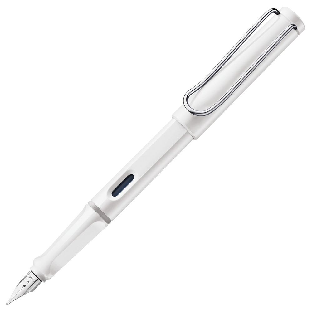 Lamy - Safari Shiny White Extra Fine Nib Fountain Pen