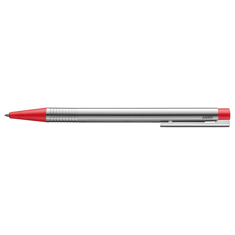 Lamy - Logo Red Ball Pen - Black Medium Refill M16 