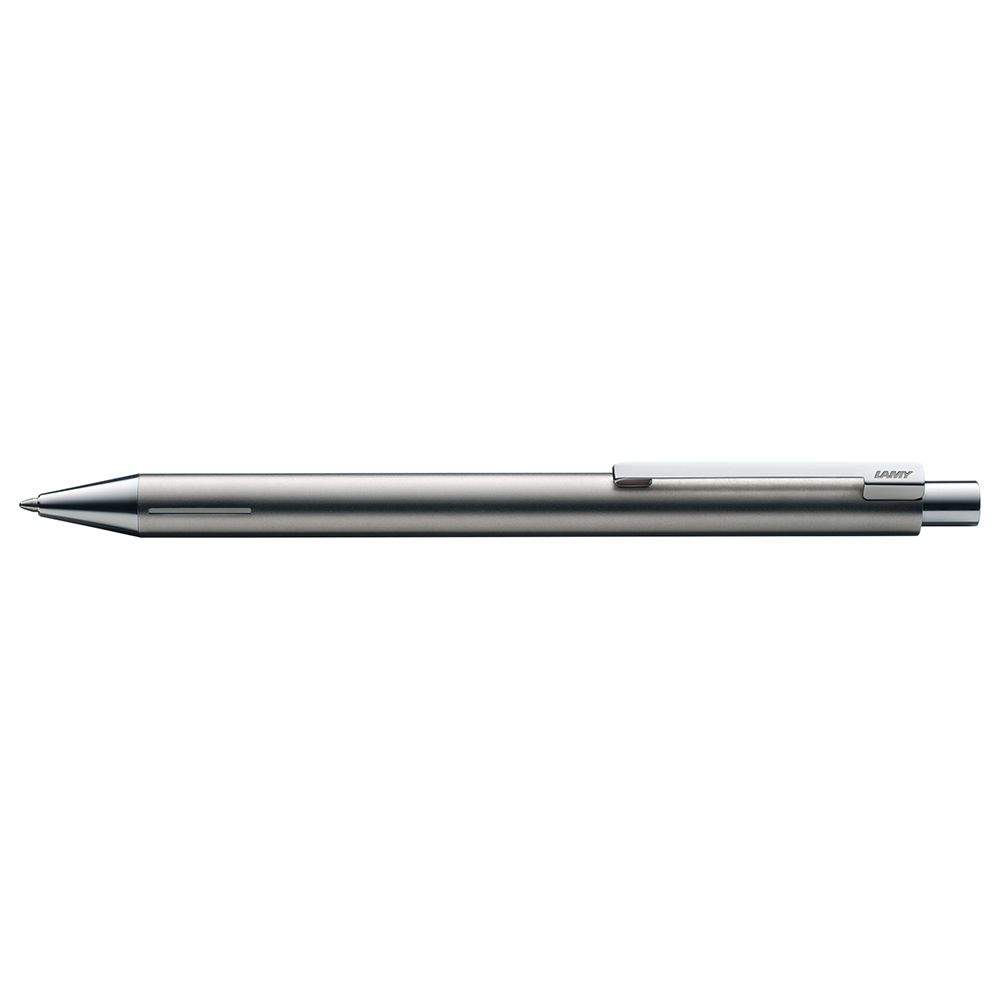 Lamy - Econ Stainless Steel Ball Pen Black Medium Refill M16