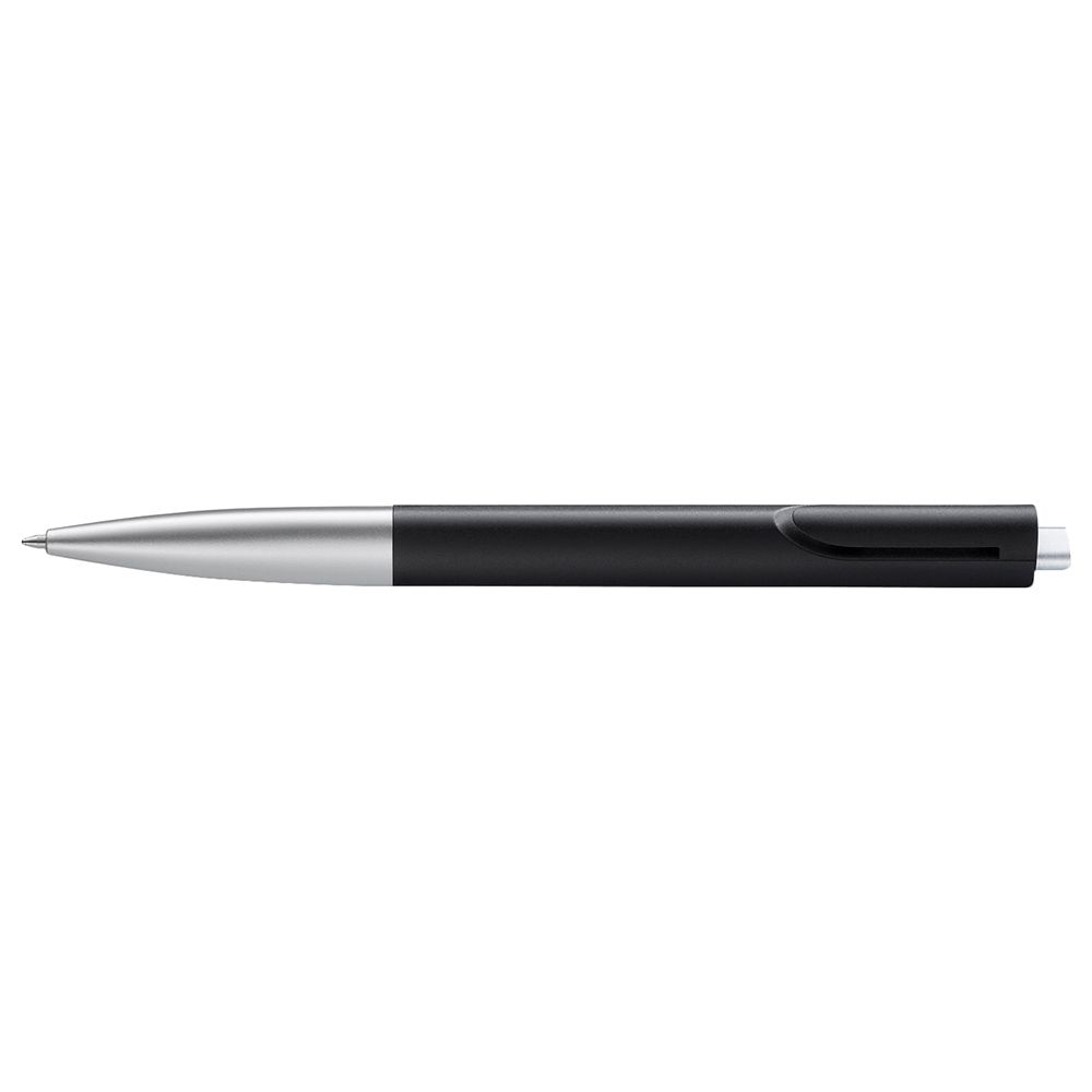 Lamy - Noto Black Silver Ball Pen - Black Medium Refill M16