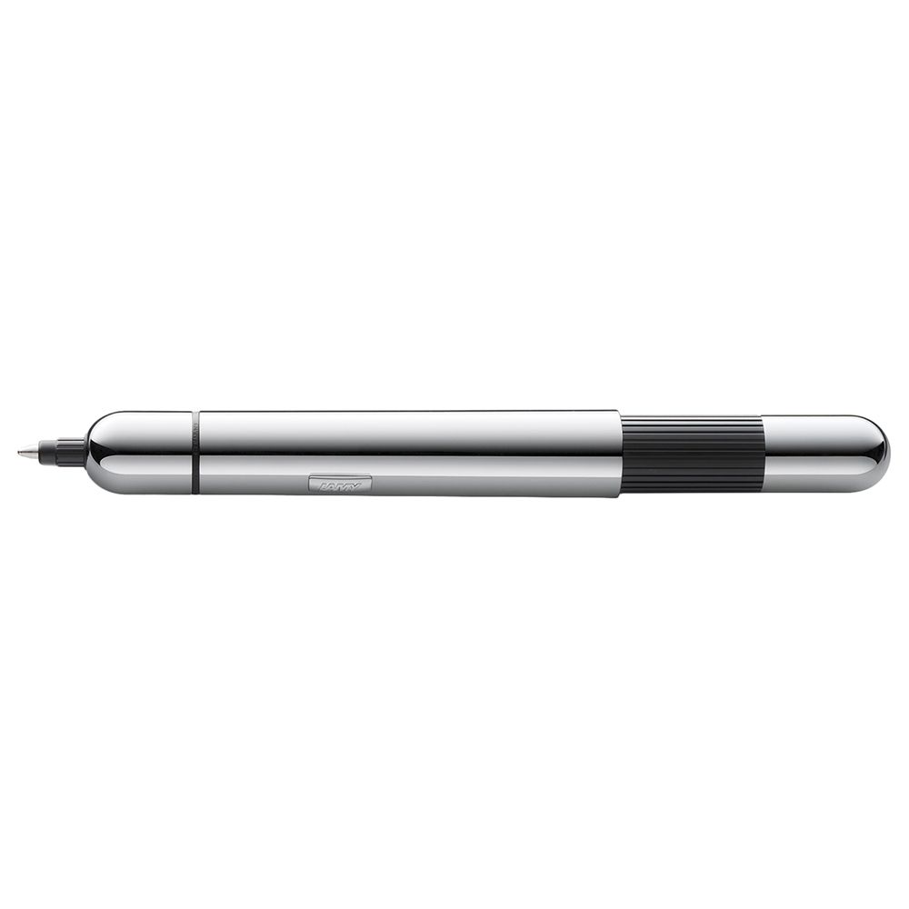 Lamy - Pico Shiny Chrome Ball Pen - Black Medium Refill M22