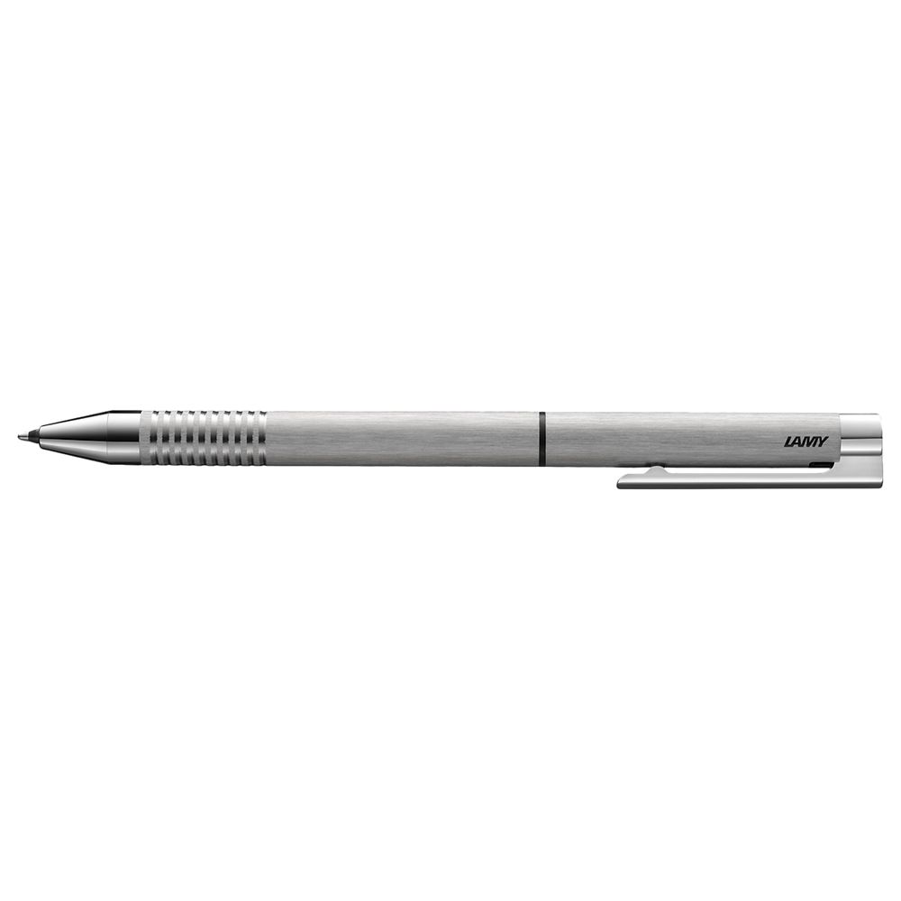 Lamy - Logo Pen Stainless Steel - Black Ball Pen Refill M21