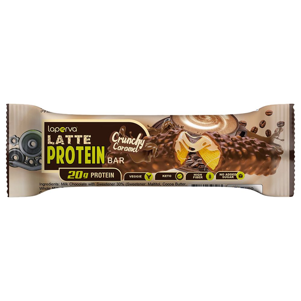 Laperva - Latte Protein Bar - Crunchy Caramel