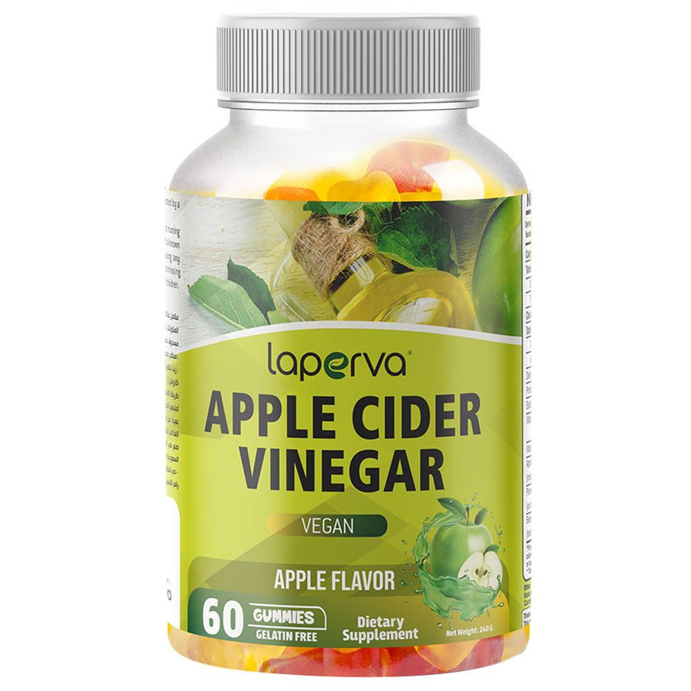 Laperva - Apple Cider Vinegar Gummies - Apple - 60pc