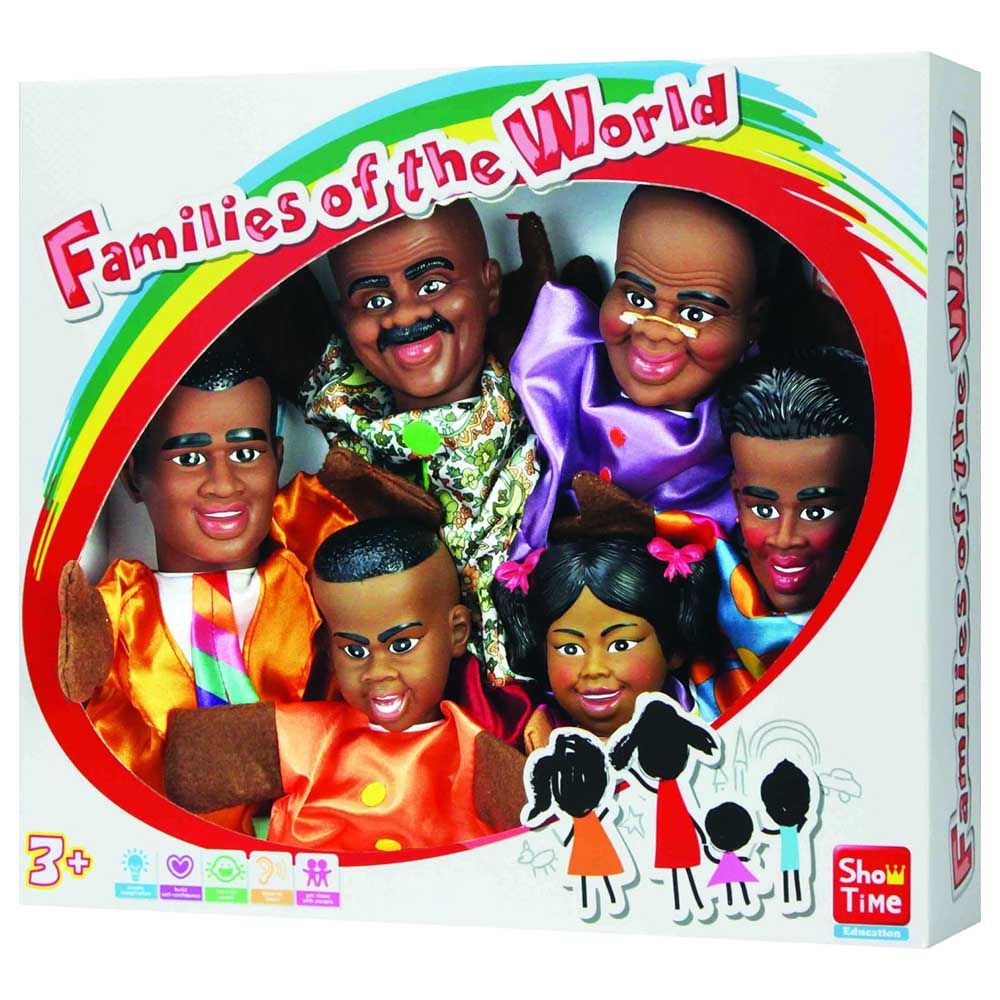 Dar Rabie Publishing - Hand Puppets - African Family