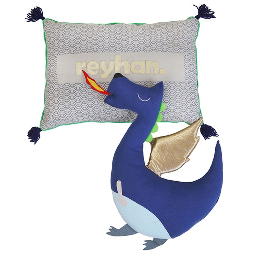 Mi Dulce An'ya - Customized Dragon Cushion Set - Blue