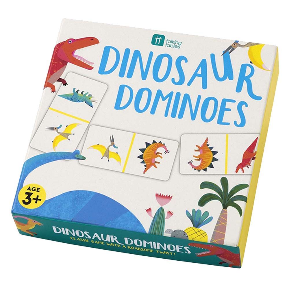 Talking Tables - Little Party Dinosaur Dominoes Game