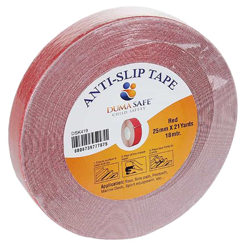 Dumasafe - Anti Slip Tape 25mm x 21 yards/18m - Red