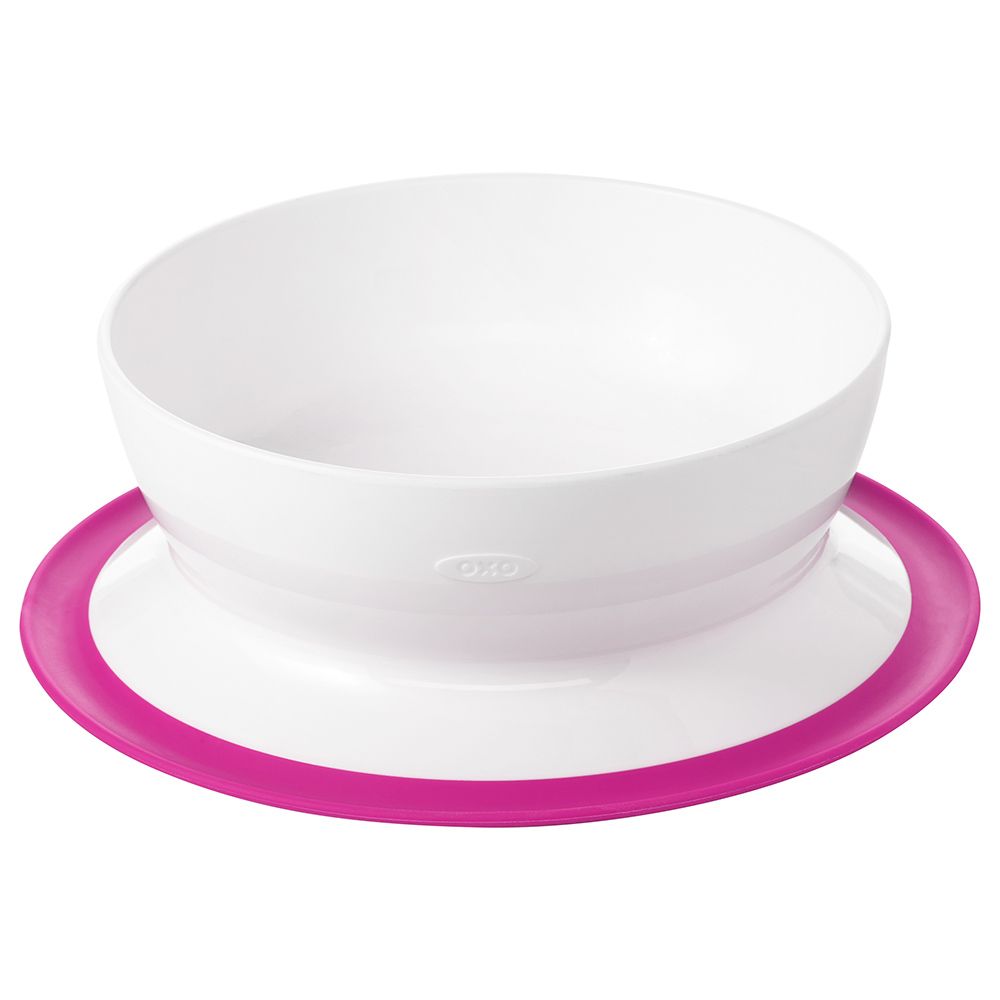 Oxo Tot - Stick & Stay Suction Bowl - Pink