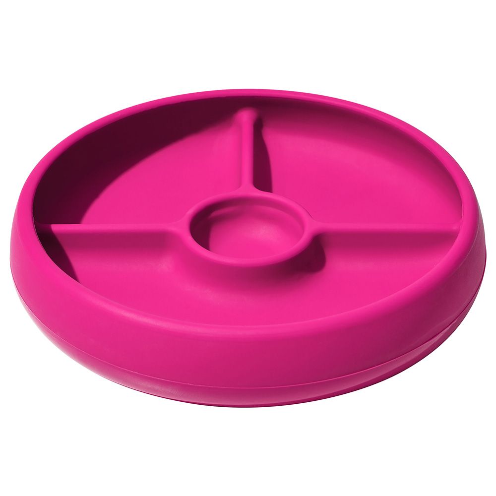 Oxo Tot - Silicone Divided Plate - Pink