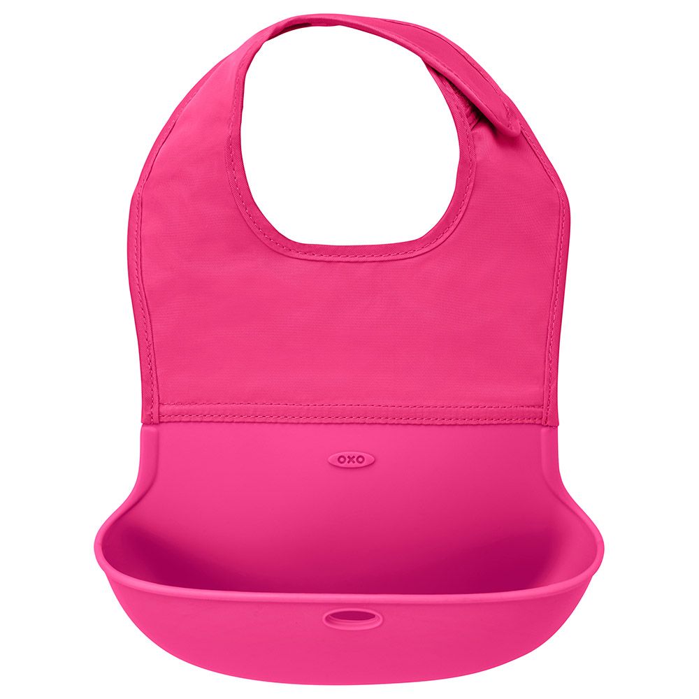 Oxo Tot - Roll Up Bib - Pink