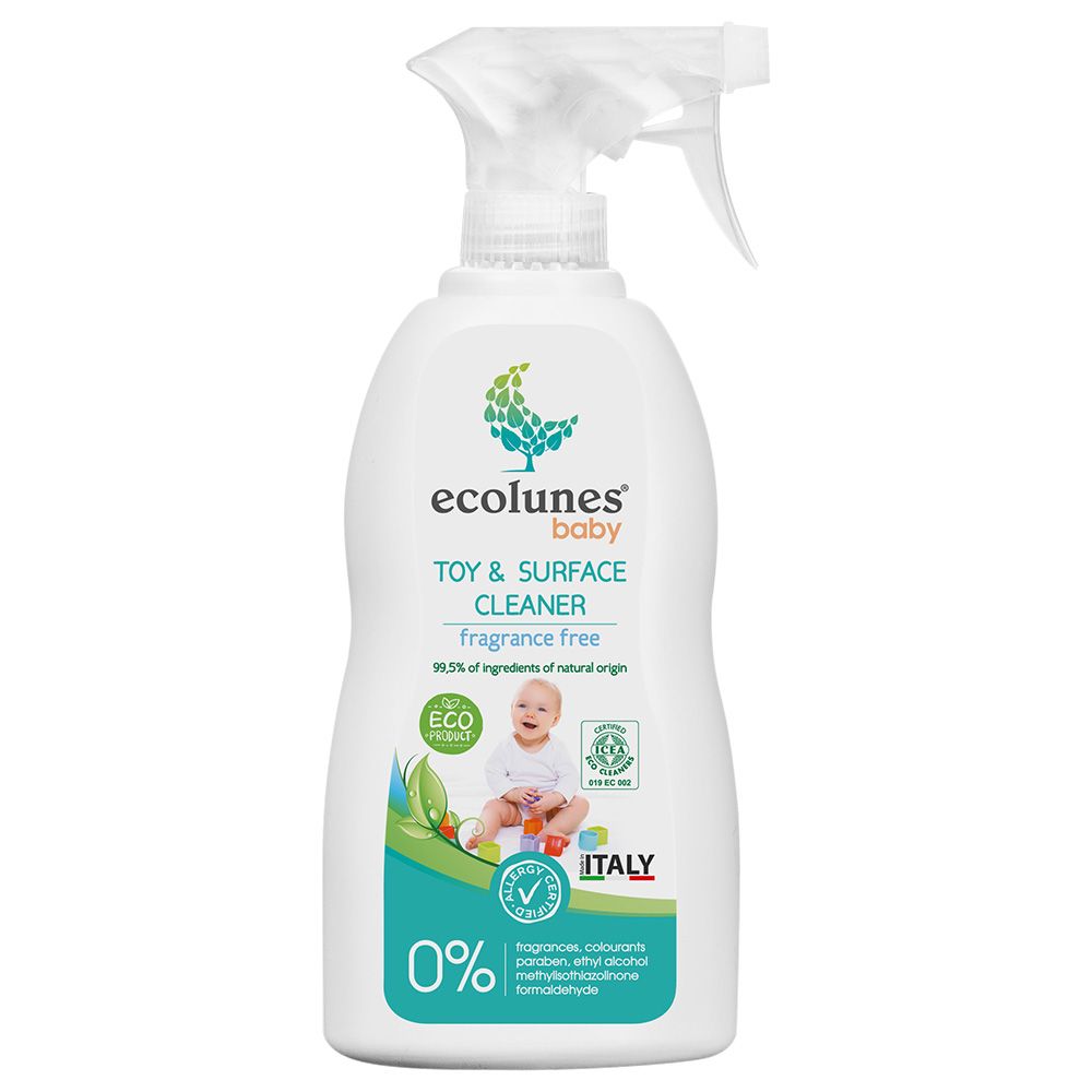 Ecolunes - Baby Toy & Surface Cleaner Fragrance Free - 300ml