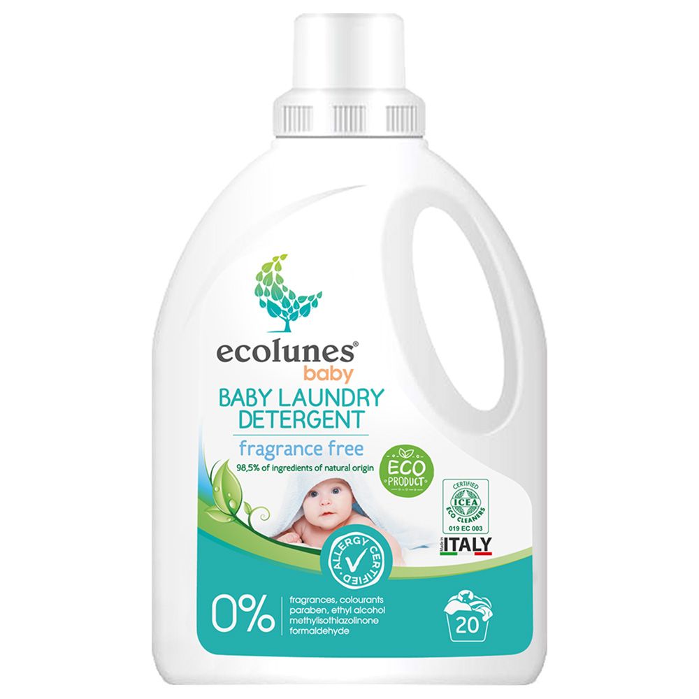 Ecolunes - Hypoallergenic Baby Laundry Detergent - 1L