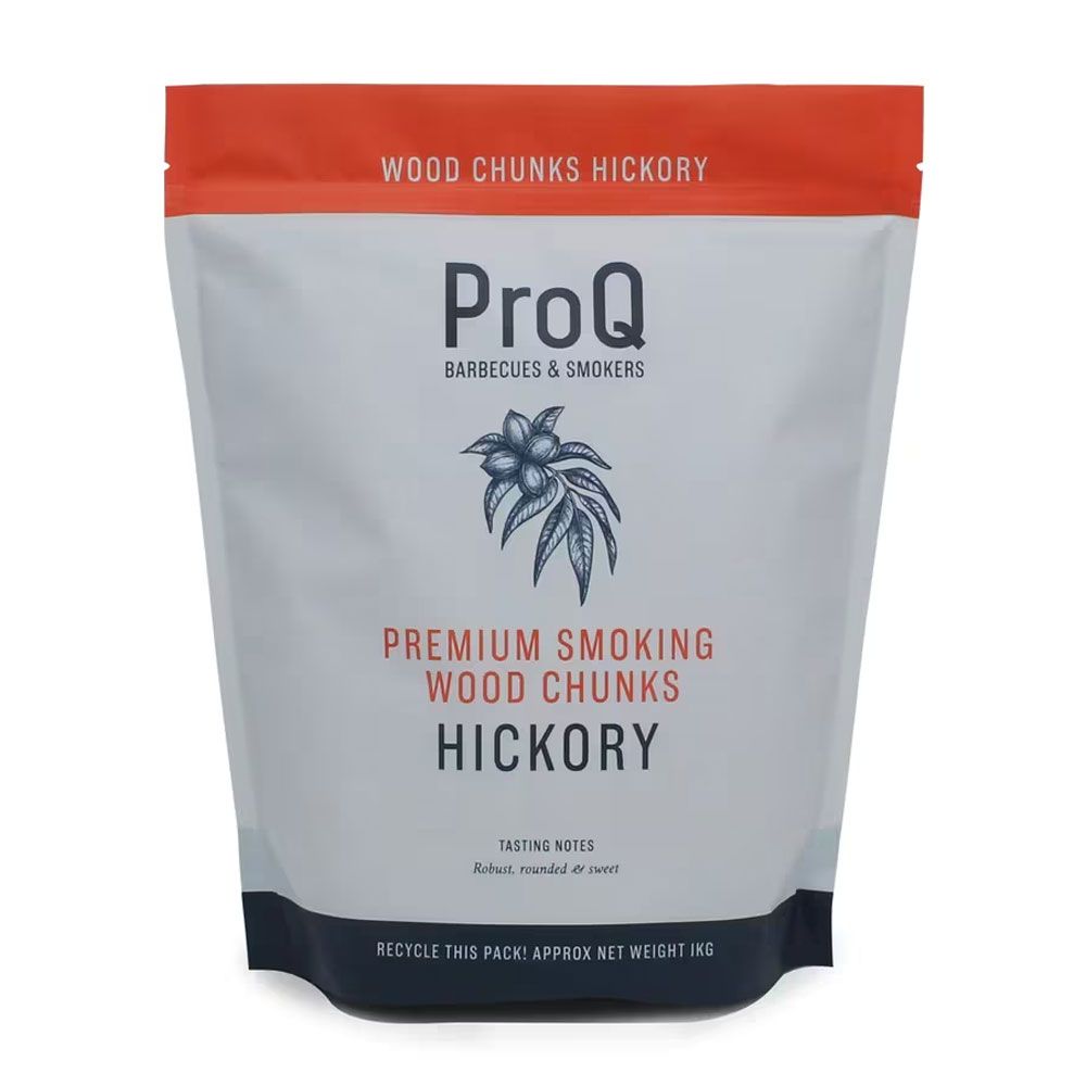 Proq - Smoking Wood Chunks Bag - Hickory - 1000 g