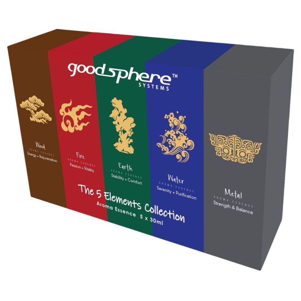 Goodsphere - The 5 Elements Aroma Essence Collection Pack Of 5 - 30ml