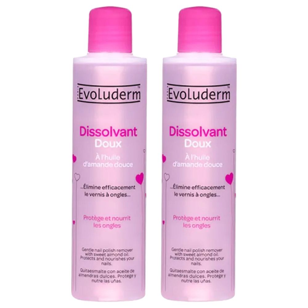 Evoluderm - Nail Polish Remover - 200 ml - 2pcs