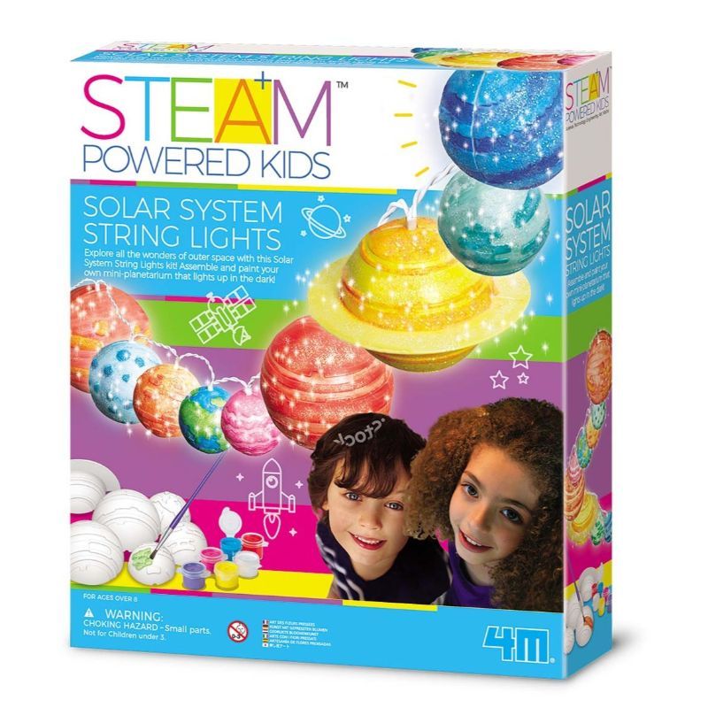 4M - Girl STEAM Solar System String Lights