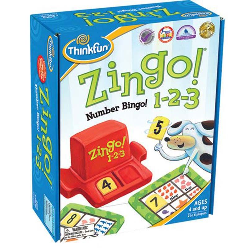 Thinkfun - Zingo 1-2-3 Number Bingo