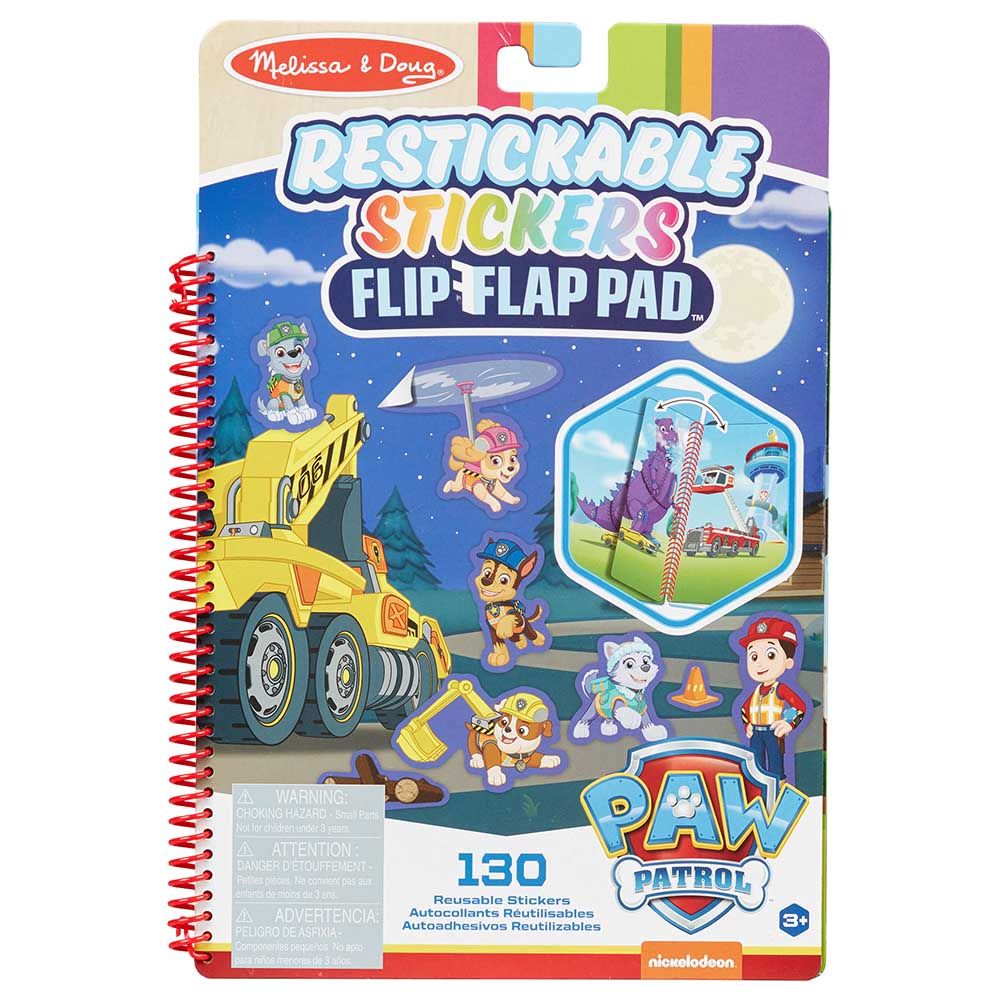 Melissa & Doug - Paw Patrol Stickers Flip-Flap Pad - Ultimate Rescue