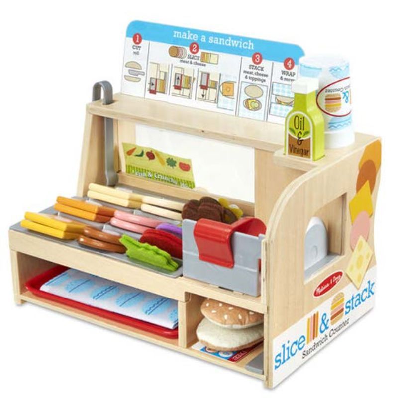 Melissa & Doug - Slice & Stack Sandwich Counter