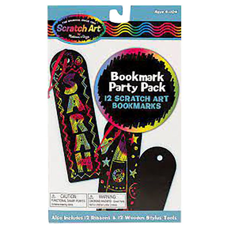 Melissa And Doug - Bookmark Scratch Art Party Pack