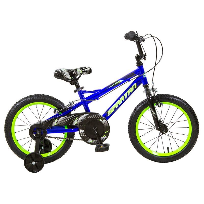 Spartan - 16" Flash Bicycle - Blue Chrome