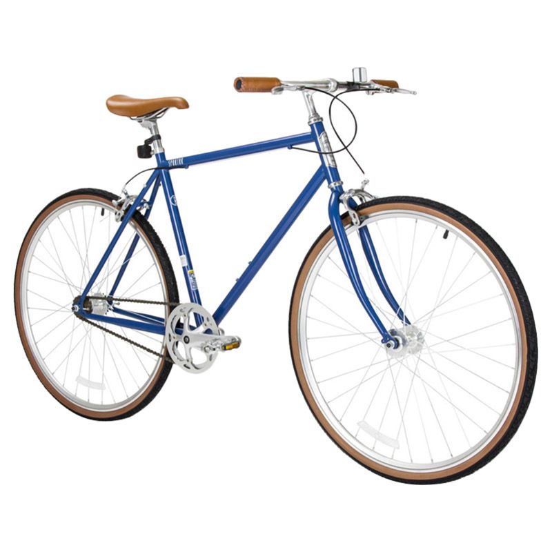 Spartan - 700c Platinum Fixie Bicycle - Blue