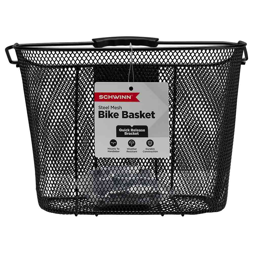 Schwinn - Quick Release Wire Bicycle Basket - Black