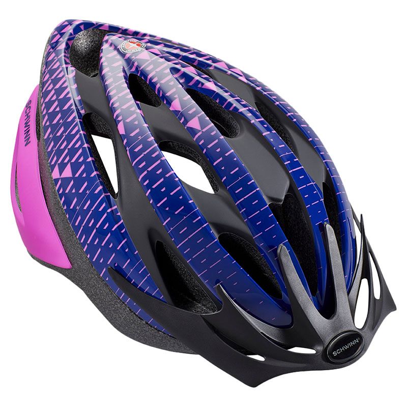 Schwinn - Youth G Thrasher Triangle Helmet - Blue/Pink