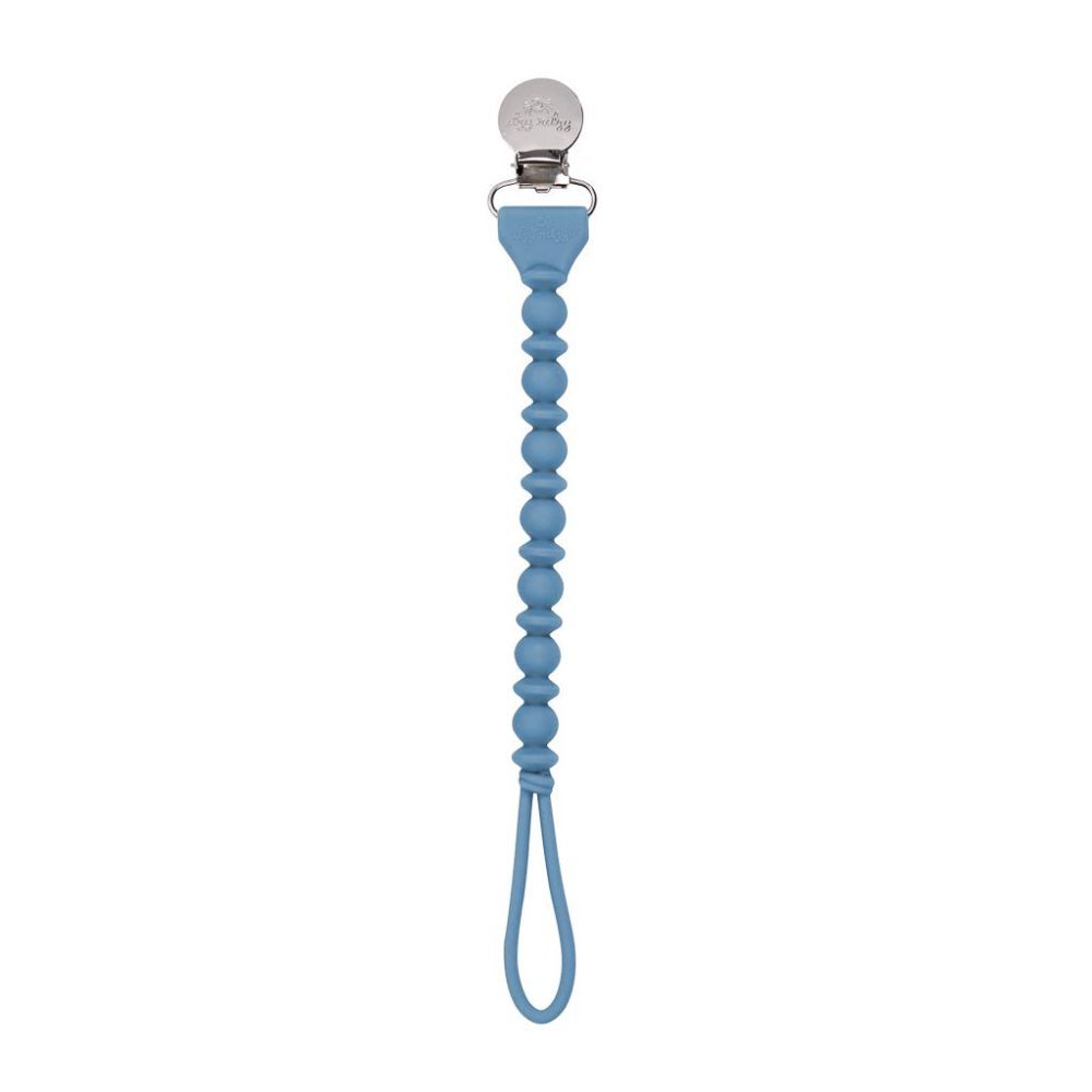 Itzy Ritzy - Sweetie Pacifier Clip - Blue Bead