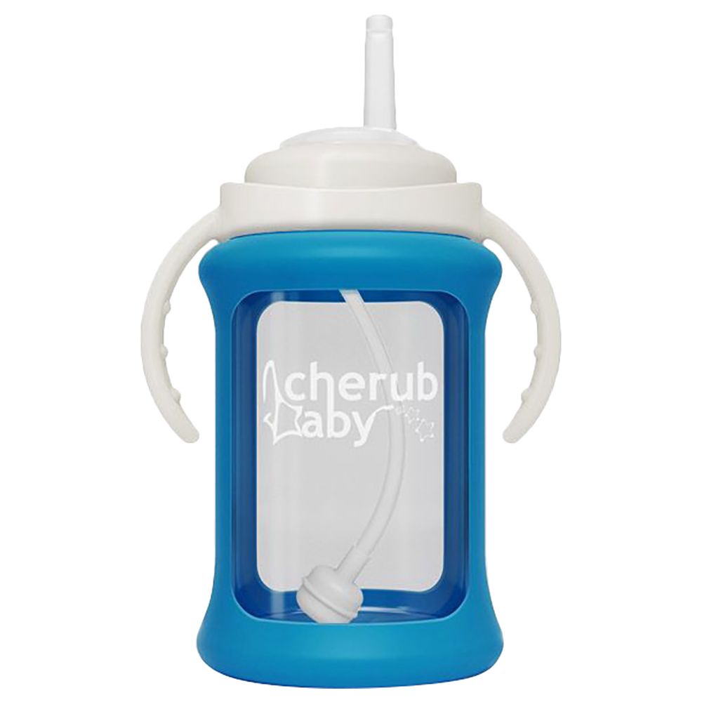 Cherub Baby - Single Pack Straw Cup 240ml - Blue