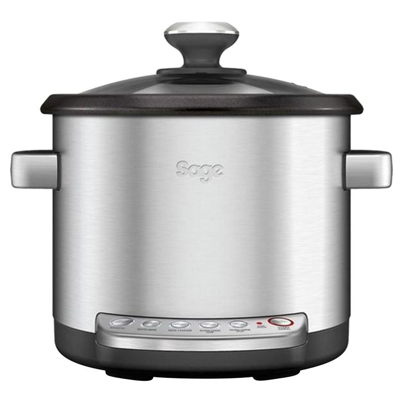 Sage - The Risotto Plus Rice Cooker - Brushed Stainless Steel