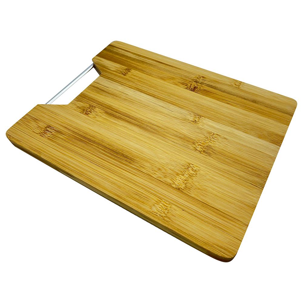 Excellent Houseware - Bamboo Cutting Board W/ Metal Handle