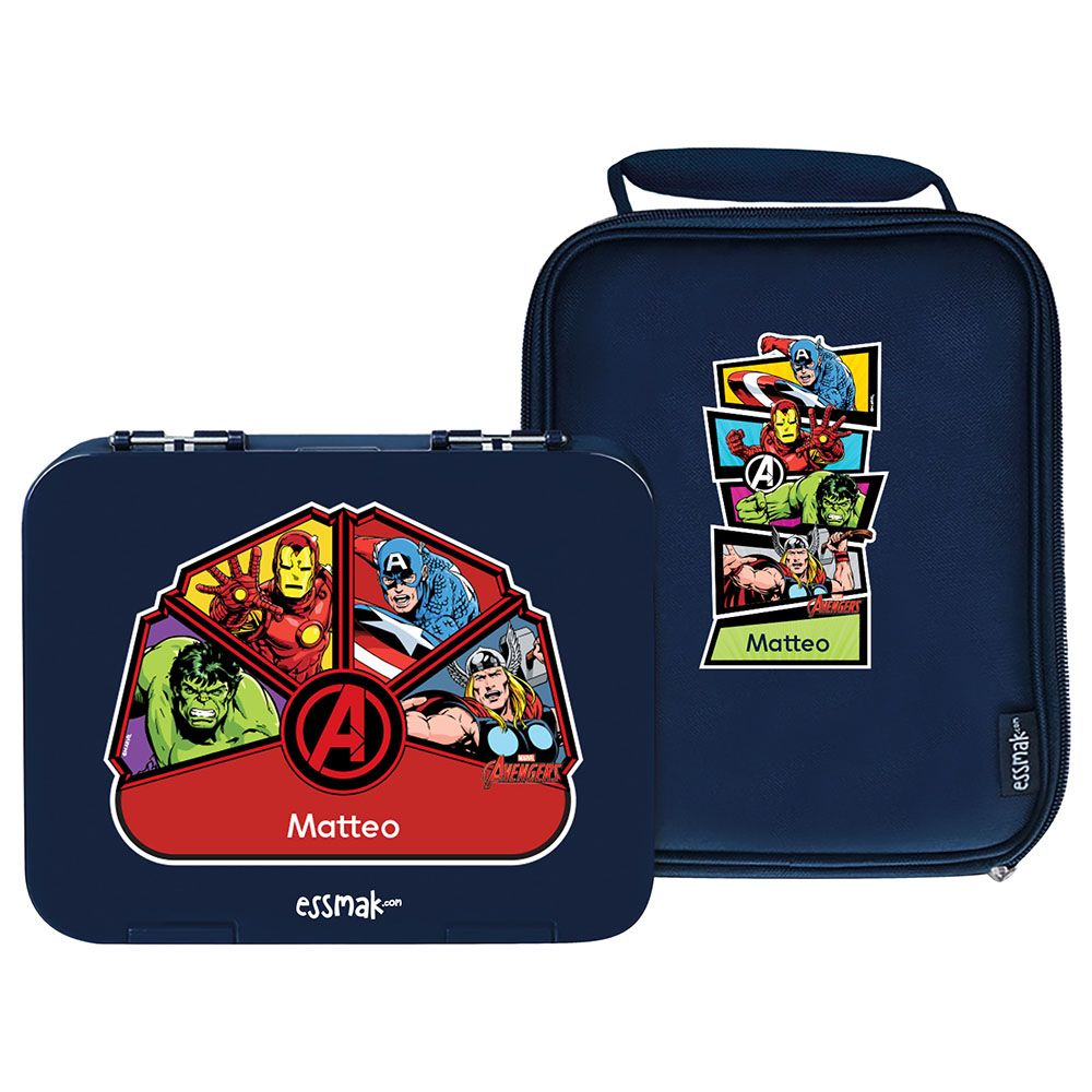 Essmak - Marvel Avengers 2 Bento Pack - Blue