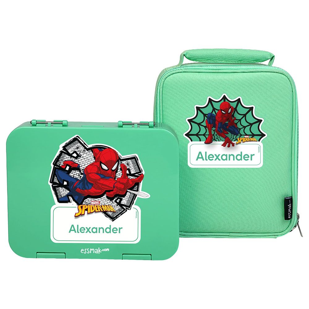 Essmak - Marvel Spiderman Bento Pack 2pcs - Green