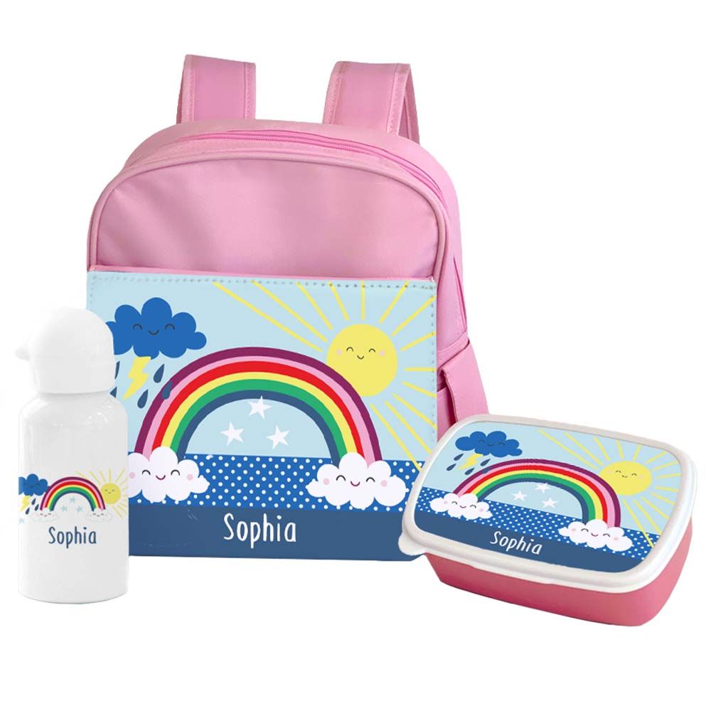 Essmak - Personalized Backpack - Somewhere Over The Rainbow - 12-Inch