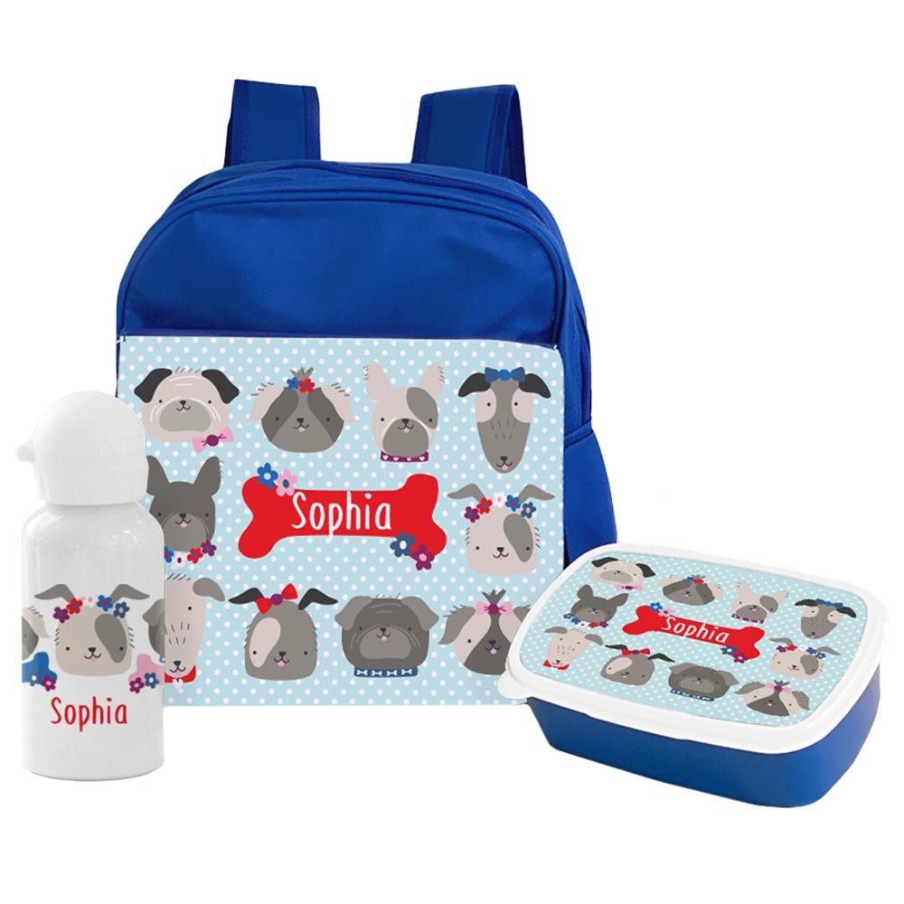 Essmak - Personalized Backpack - Top Dogs - 12-Inch