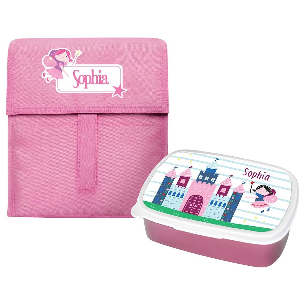 Essmak - Fairy Magic Foldable Lunch Set - Pink