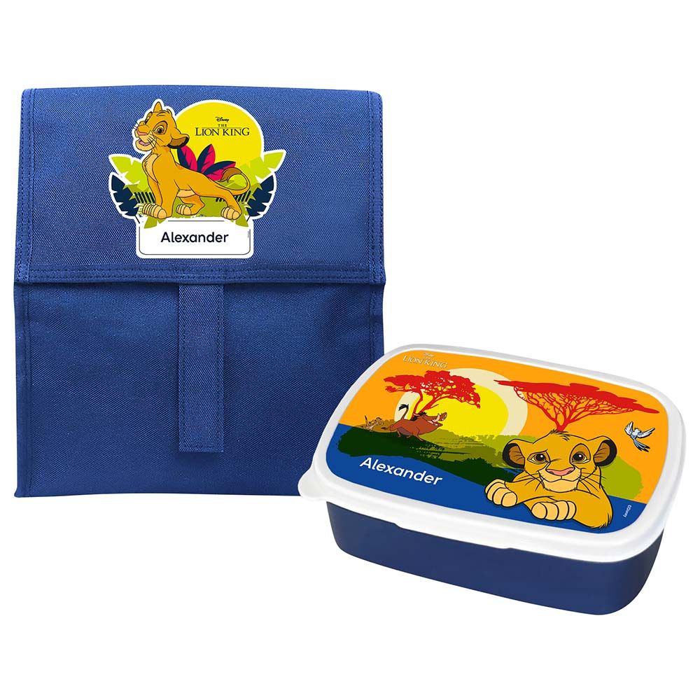 Essmak - Disney Lion King Foldable Lunch Set - Blue