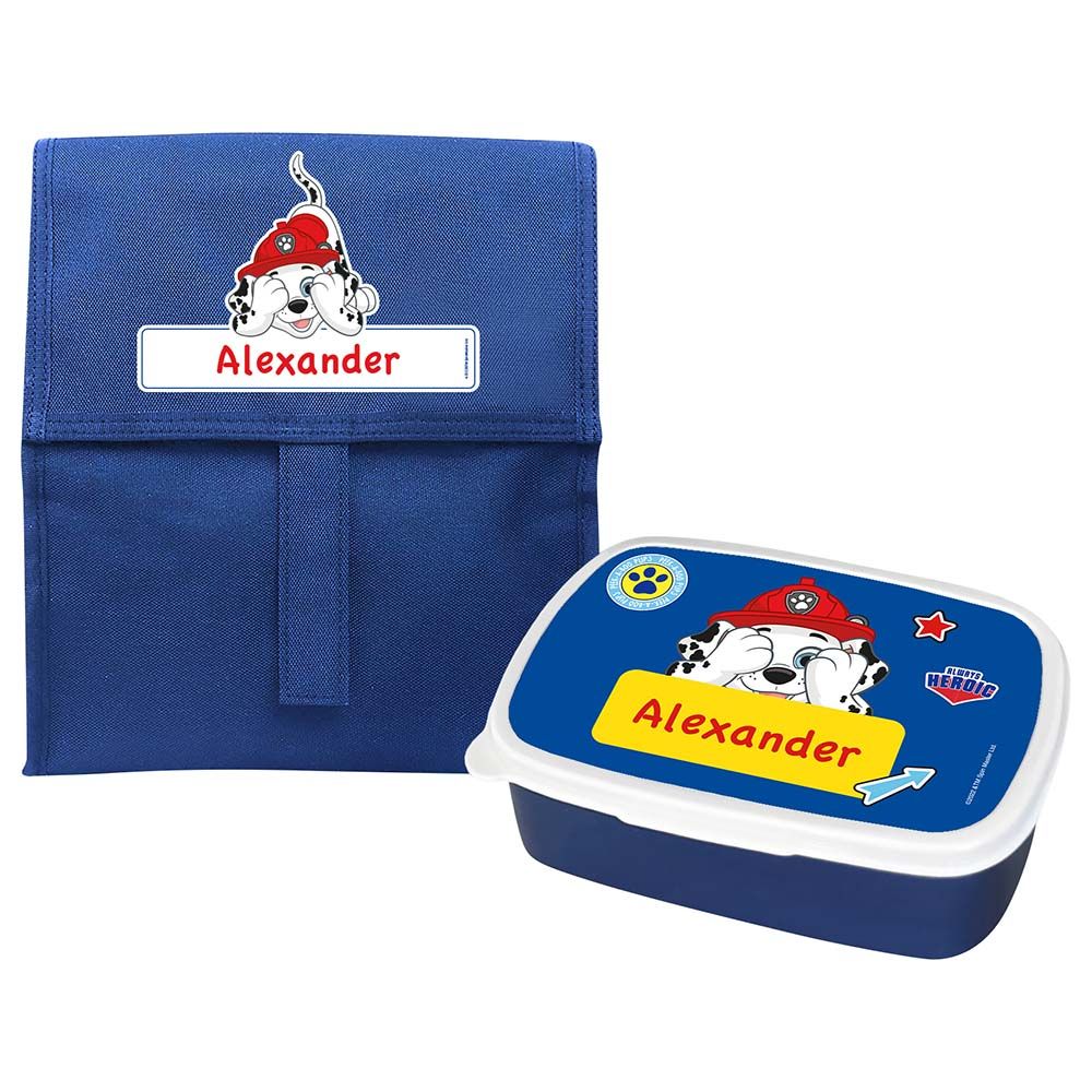 Essmak - Paw Patrol Marshall Foldable Lunch Set - Blue