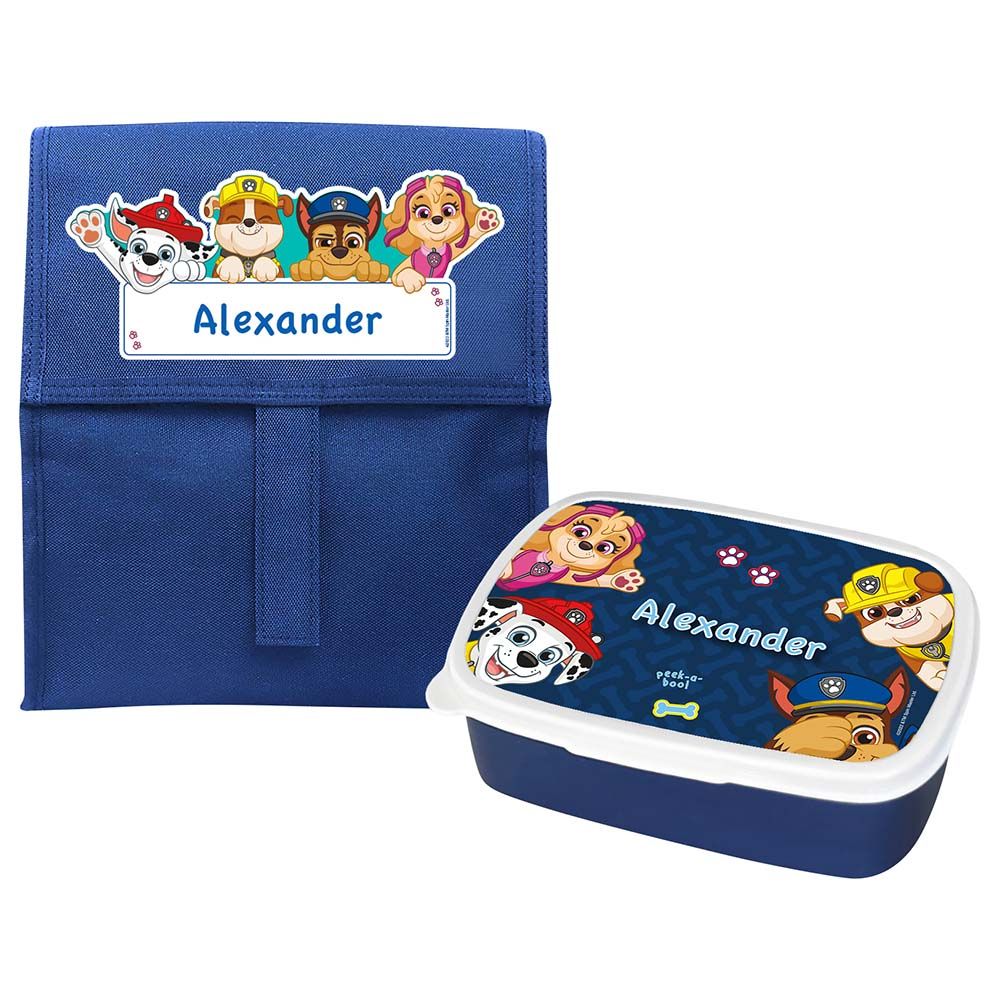 Essmak - Paw Patrol Peekaboo Foldable Lunch Set - Blue