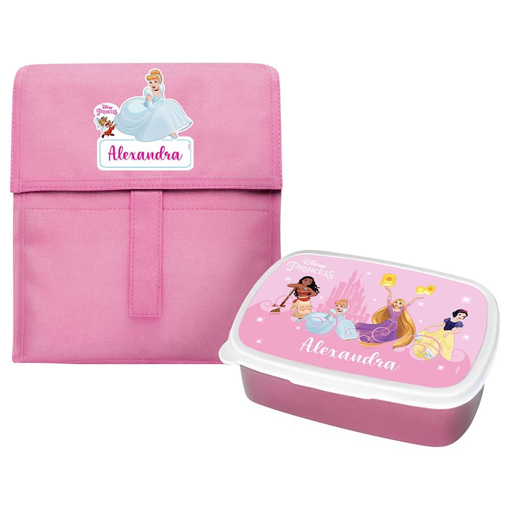 Essmak - Disney Princess 1 Foldable Lunch Set - Pink