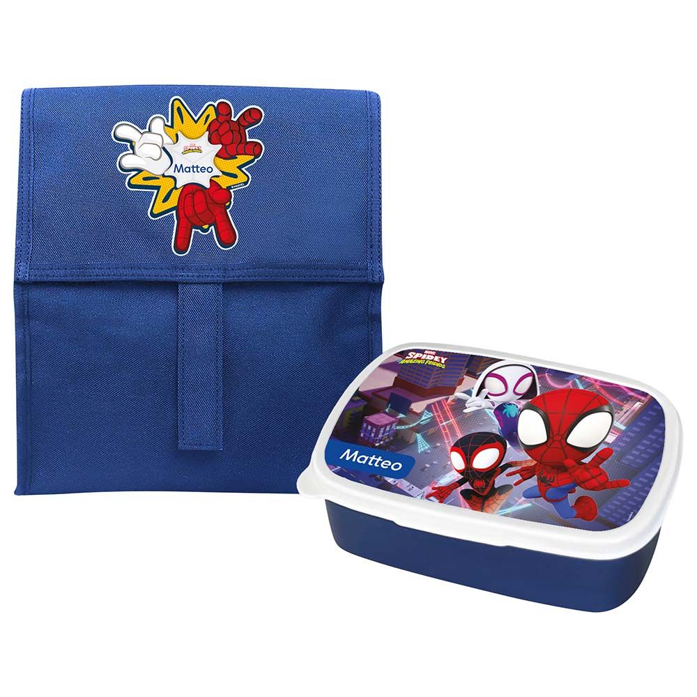 Essmak - Marvel Spidey Foldable Lunch Set - Blue