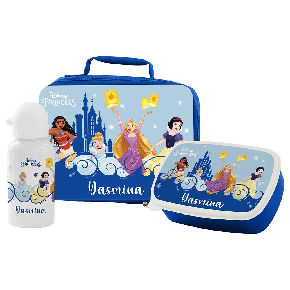 Essmak - Disney Princess 1 Lunch Pack 3pcs - Blue