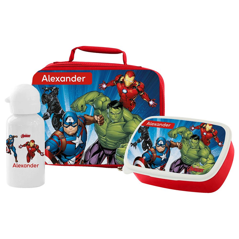 Essmak - Marvel Avengers Lunch Pack 3pcs - Red