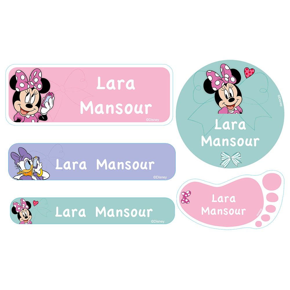 Essmak - Disney Minnie 1 School Labels - 5pcs