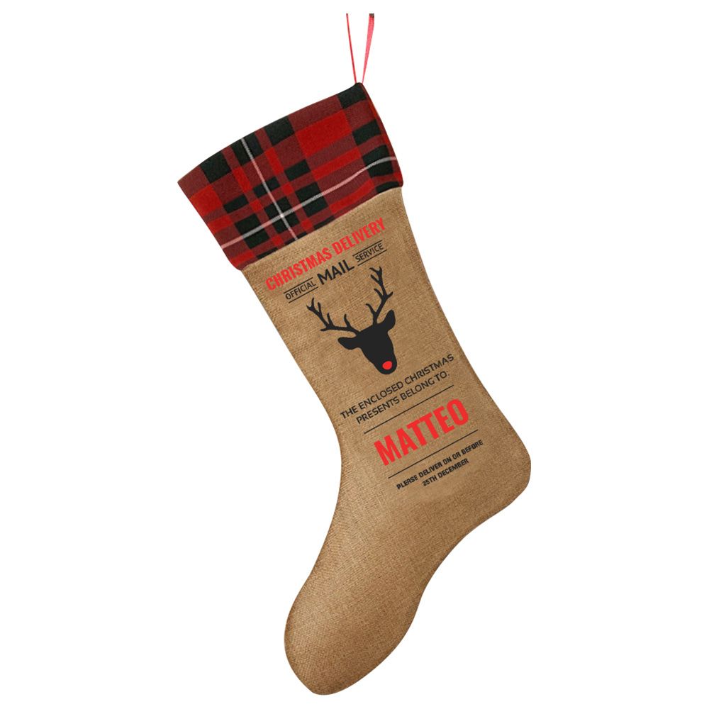 Essmak - Santa Sock Red Nose Delivery