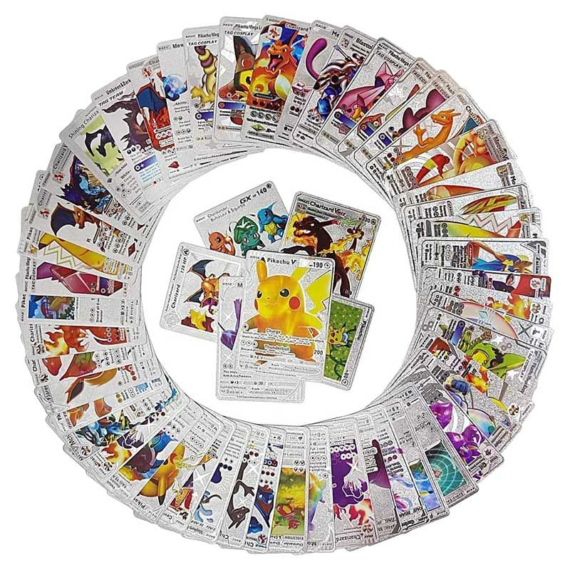 Pokemon - Silver Trading Cards - 55 Cards